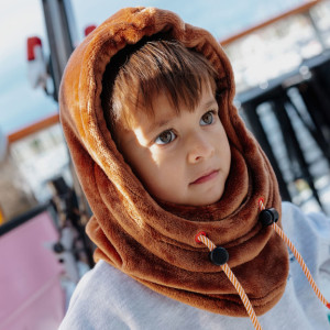 Cagoule enfant en polaire Warmy "Beary" (2/5 ans) Hello Hossy