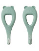 Brosses à dents bébé en silicone Janelle "Peppermint" (x2)