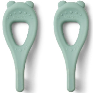 Brosses à dents bébé en silicone Janelle "Peppermint" (x2) Liewood
