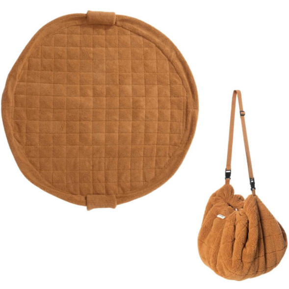 Tapis de jeu /Sac à jouets Noomad Soft en Teddy "Brown" Play & Go