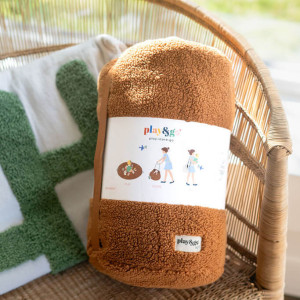 Tapis de jeu /Sac à jouets Noomad Soft en Teddy "Brown" Play & Go