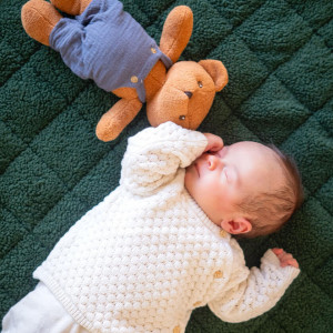 Tapis de jeu /Sac à jouets Noomad Soft en Teddy "Evergreen"