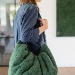 Tapis de jeu /Sac à jouets Noomad Soft en Teddy "Evergreen"