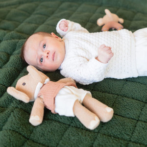 Tapis de jeu /Sac à jouets Noomad Soft en Teddy "Evergreen"