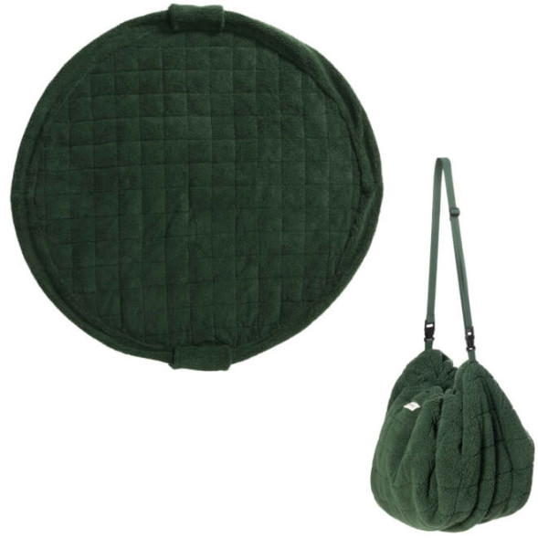 Tapis de jeu /Sac à jouets Noomad Soft en Teddy "Evergreen"