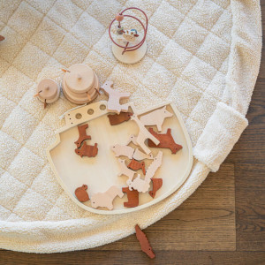 Tapis de jeu /Sac à jouets Noomad Soft en Teddy "Oak" Play & Go