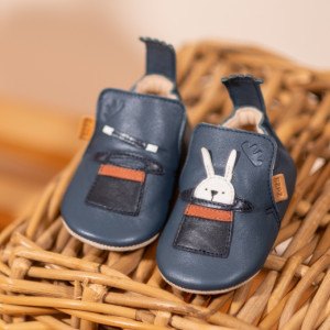 Chaussons bébé en cuir My Blublu "Magie" Easy Peasy
