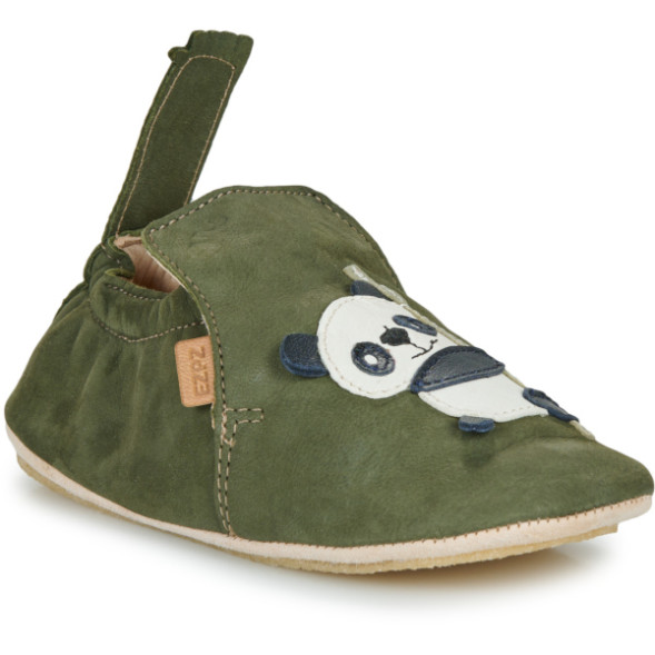 Chaussons bébé en cuir My Blublu "Panda"