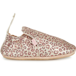 Chaussons bébé en cuir My Blublu "Winter Leopard' Easy Peasy