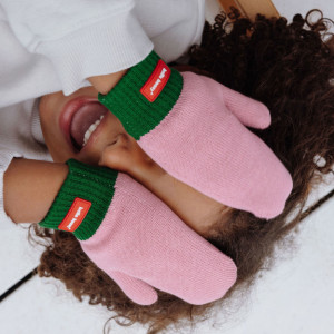 Moufles bébé en coton bio Hotty "Rosy" (1/2 ans ) Hello Hossy