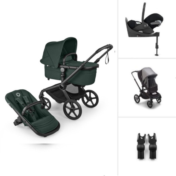  Poussette Bugaboo Fox5 Renew 3-en-1 "Fern Green"