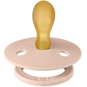 Tétines symétriques en caoutchouc naturel (0-6 mois) Phosphorescent "Marmotte/Rose Blush" (x2)