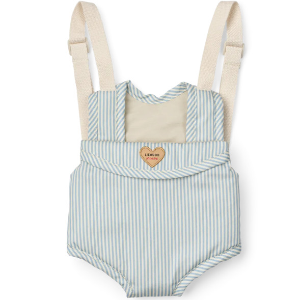 Porte-poupée Eleanor "Stripe Beach Blue" Liewood