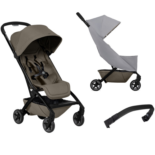  Poussette Joolz Aer2 "Hazel Brown" + Arceau de maintien + Habillage Pluie