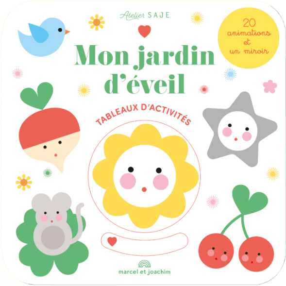 Livre bébé "Mon jardin d'éveil - Tableaux d'activités" (12-36 mois)