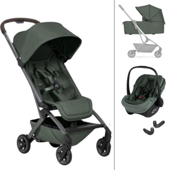  Poussette Joolz Aer2 "Forest Green" + Nacelle + Maxi-Cosi Pebble Slide Pro x Joolz