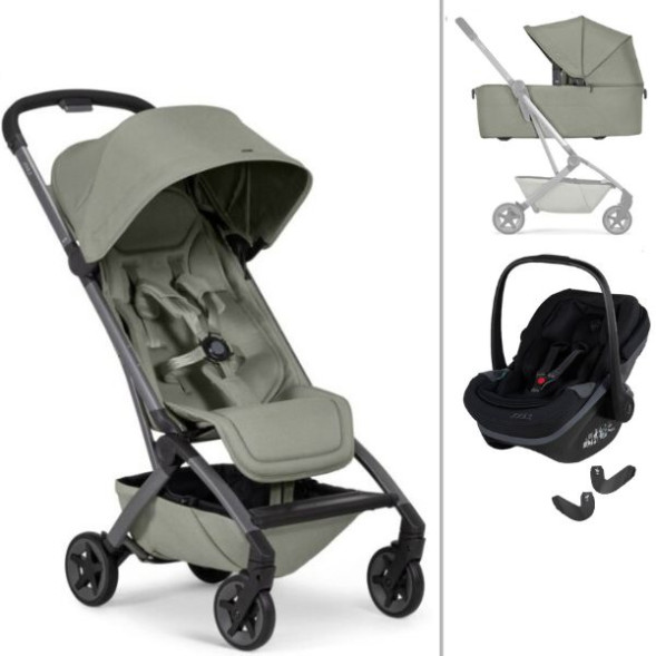  Poussette Joolz Aer2 "Sage Green" + Nacelle + Maxi-Cosi Pebble Slide Pro x Joolz