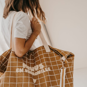 Sac XL en coton Capsule "Square Minus" Zakuw
