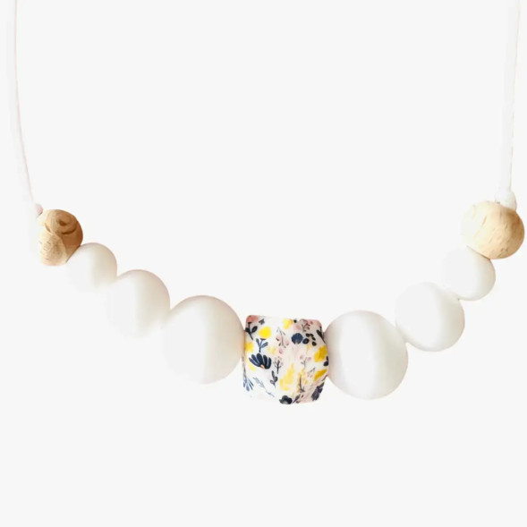 Collier de maternité Mini Sweet "Floral Bleu"