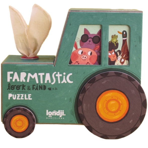 Puzzle enfant 36 pièces "Farmtastic" (3-6 ans)
