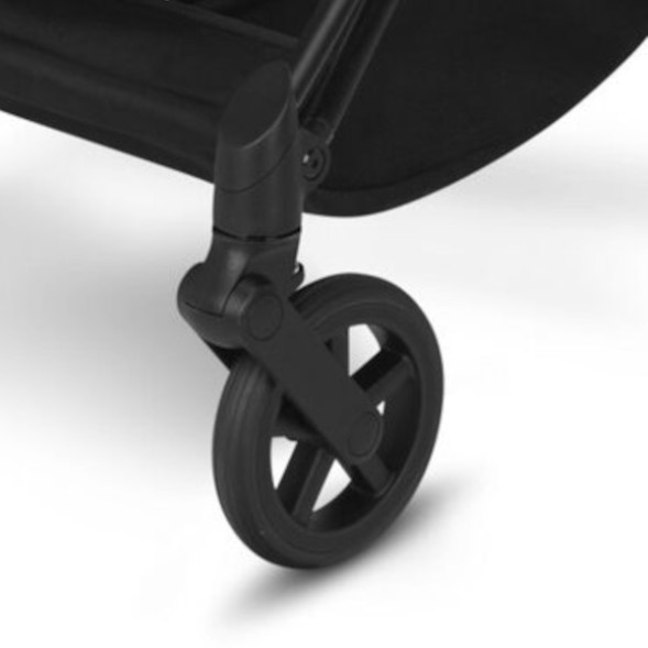 Roues Avant de poussette MIOS 2 "Matt Black" (x2)
