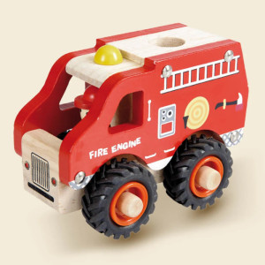 Camion de Pompier en bois (18 mois et +) Edmont Toys