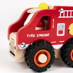Camion de Pompier en bois (18 mois et +) Edmont Toys