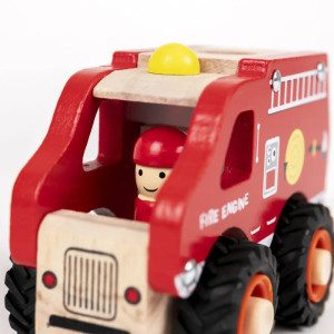 Camion de Pompier en bois (18 mois et +) Edmont Toys
