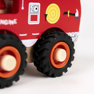 Camion de Pompier en bois (18 mois et +) Edmont Toys