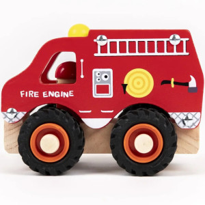 Camion de Pompier en bois (18 mois et +) Edmont Toys