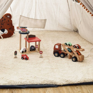 Camion porte-voitures en bois (3-6 ans)