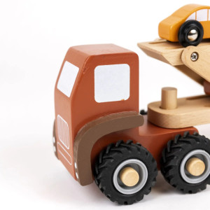 Camion porte-voitures en bois (3-6 ans)