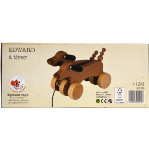 Jouet à tirer en bois "Edward, le Teckel" Egmont Toys