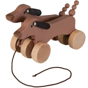 Jouet à tirer en bois "Edward, le Teckel" Egmont Toys