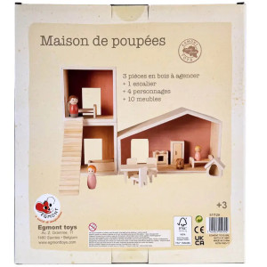 Maison de poupées en bois "Scandinave" (3-8 ans) Egmont Toys