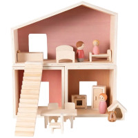 Maison de poupées en bois "Scandinave" (3-8 ans)