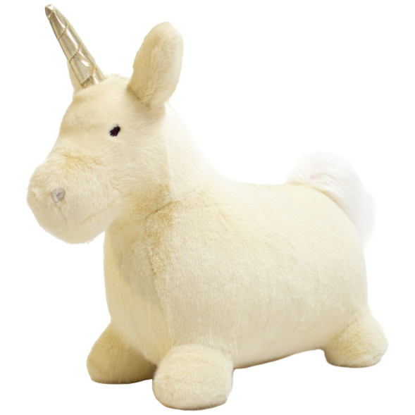 Animal sauteur en peluche "Licorne" (18 mois-6 ans)