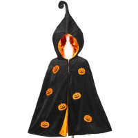 Déguisement Cape enfant "Citrouille d'Halloween" (4-8 ans)