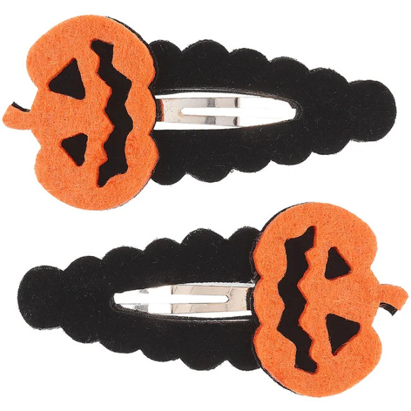 Barettes à cheveux enfant "Pumpkin"