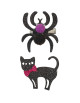 Barettes à cheveux enfant "Sybil Chat-Araignée"