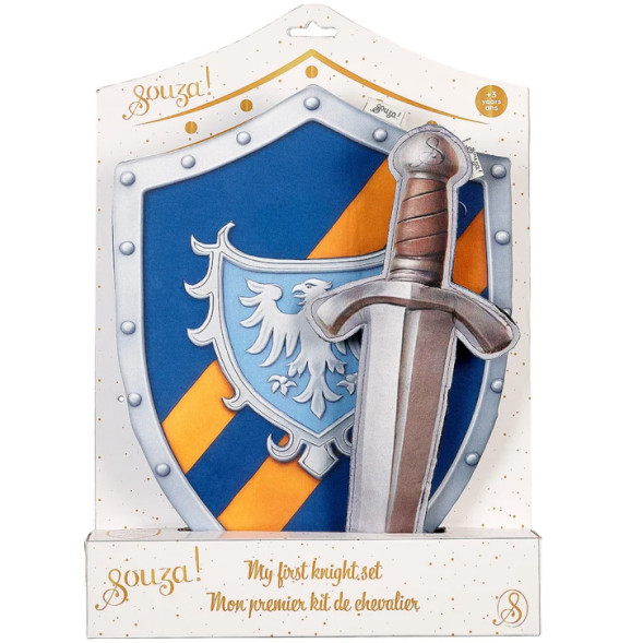 Coffret enfant "Chevalier Amaury" Bouclier + Epée (3-7 ans)