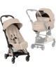 Pack Duo Poussette COYA Style Champagne "Cozy Beige" + Nacelle Pliable