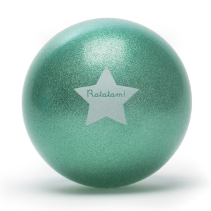 Ballon Chat "Vert Pailleté" (15 cm) Ratatam