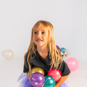 Ballon Chat "Vert Pailleté" (15 cm) Ratatam