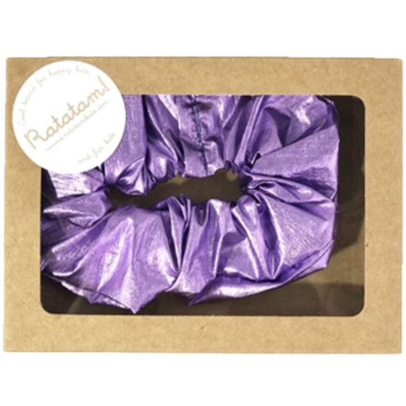 Chouchou "Métallique Violet"