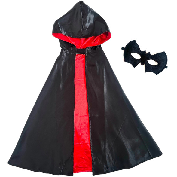 Déguisement enfant "Vampire" Cape + Masque (3-10 ans)