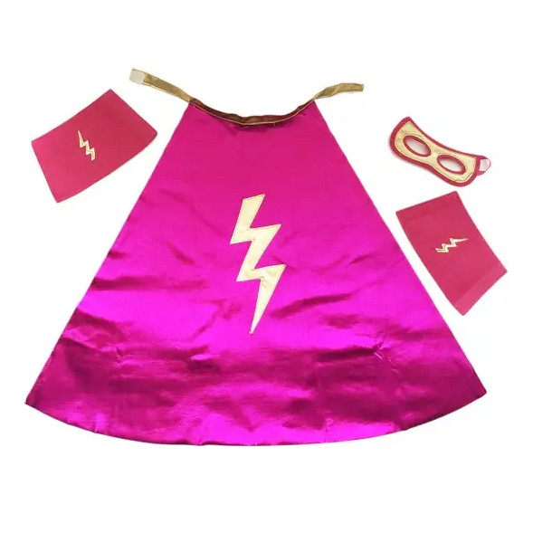 Déguisement enfant "Super-Girl Rose" (4-10 ans)