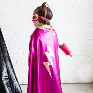 Déguisement enfant fille "Supergirl Rose" (4-10 ans) Ratatam