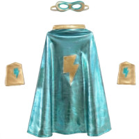 Déguisement enfant "Super-Héros Bleu & Or" (4-10 ans)
