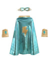 Déguisement enfant "Super-Héros Bleu & Or" (4-10 ans)